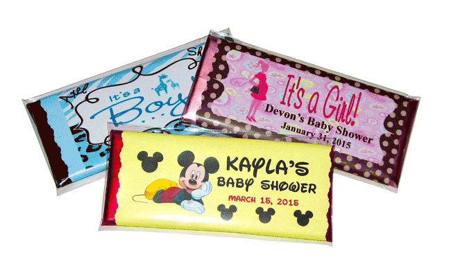 Candy Bar Wrapper Favors